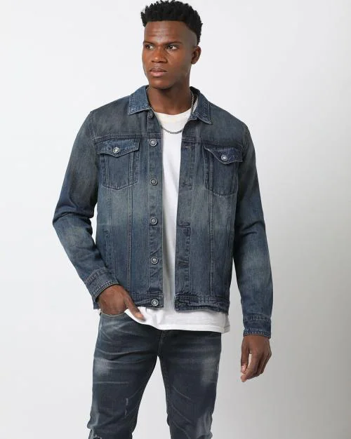 Slim Fit Denim Jacket Slim Fit Denim Jacket